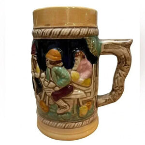 DEE BEE CO Importer Hand Painted Stein Heidel Berg Schloss with foil label